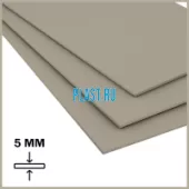 Лист ПП (БП) PLASTSTONE 5х1500х3000мм (20,7 кг) Серый с пленкой