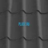 Лист 0,5 мм 2200*1180 Металлочерепица T05 (Zn140) PE-полиэстер RAL 8019 - коричневый