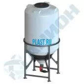 Б1400МФК2С2_ Бункер 1400 л со сливом 2"