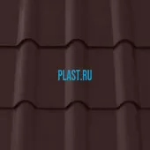 Плоский лист 0,5 мм 2000*1250 Grand Line (Zn 275) GreenCoat Pural BT RR 887 - коричневый шоколад