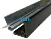 Уголок внешний ДПК Holzhof (нешлифованый) с алюминиевой направляющей