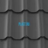 Лист 0,5 мм 705*1190 Ruukki Finnera GreenCoat PURAL MATT BT RR 23 - т.серый