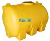 Пластиковая емкость 5000 л цилиндрическая горизонтальная (код МН5000ФК2)