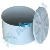 СТУ1001К Ванна цилиндрическая усиленная с крышкой 1000 л