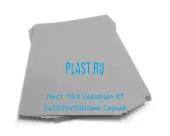 Лист ПВХ Vekaplan KT 5х1500х3000мм (31,05 кг) Прозрачный