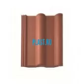Коньковая черепица без зажима 450*250 мм BRAAS красный