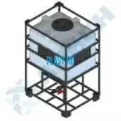 Бункер 1100 л с краном КМГ1100МФК2С2