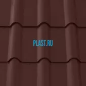 Плоский лист 0,5 мм 2000*1250 Grand Line (ZA 265) Quarzit RAL 8017 - коричневый шоколад