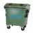 Мусорный контейнер пластиковый 660 л. на колесиках, зеленый