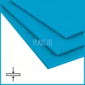 Лист ПП (БП) PLASTSTONE 10х2000х4000мм (73,6 кг) Голубой с пленкой РОССИЯ-- Арт, 100107370