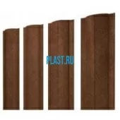 Штакетник Круглый (128 мм) с прямым краем L=2000 мм Grand Line Druid (Print) dp Antique Wood (Dub)