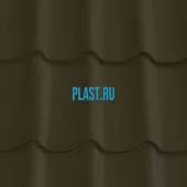 Лист 0,5 мм 2200*1180 Grand Line Металлочерепица Classic GreenCoat Pural BT RR 32- т.коричневый