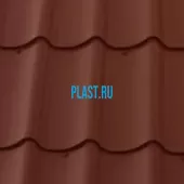 Лист 0,5 мм 2200*1180 Металлочерепица М28 (Zn 275) GreenCoat PURAL глянцевый BT RR 29 - красный