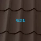 Лист 0,5 мм 2200*1180 Металлочерепица М28 (Zn 275) GreenCoat PURAL глянцевый BT RR 32- т.коричневый