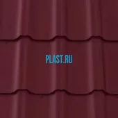 Плоский лист 0,5 мм 2000*1250 Grand Line (ZA 265) Quarzit RAL 3005 - красное вино