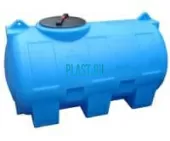 Пластиковая емкость 1000 л цилиндрическая горизонтальная (код МН1000ФК2)