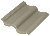 Конечная коньковая черепица Baltic Tile Sea Wave серый