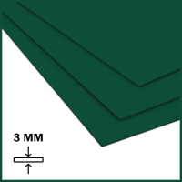 Лист ПП (БП) 3х1500х3000мм (12,42 кг) Зеленый
