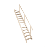 Лестница стационарная деревянная OMB FAKRO 70*145*290 см