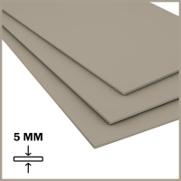 Лист ПП (БП) 5х2000х4000мм (36,8 кг) Серый (Германия)