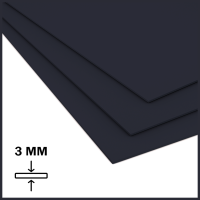 Лист ПП (БП) PLASTSTONE PP-C 3х1500х3000мм (12,42 кг) Черный