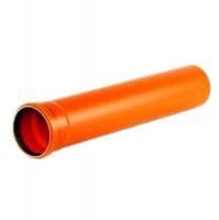 Труба пластиковая 110х500 оранжевый