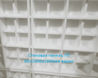 Стеновая панель PLASTSTONE ПП 80х1000х1000мм Облегченная