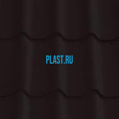 Лист 0,5 мм 2200*1180 Grand Line Металлочерепица Classic GreenCoat Pural Matt BT RR 33 - черный