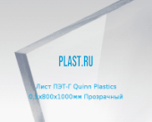 Лист ПЭТ-Г COPOL PET-G 0,5х800х1000мм Прозрачный