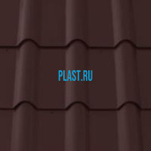 Плоский лист 0,5 мм 2000*1250 Grand Line (Zn 275) GreenCoat Pural BT RR 887 - коричневый шоколад