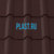 Плоский лист 0,5 мм 2000*1250 Grand Line (Zn 275) GreenCoat Pural BT RR 887 - коричневый шоколад