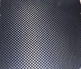 Лист АБС 3х1000х3000мм (9,54 кг) Черный Карбон