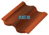 Коньковая черепица Baltic Tile Sea Wave антик