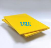 Лист Капролон (Полиамид) PLASTENG 6х1000х1000мм Желтый
