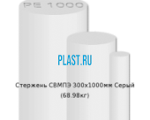 Стержень Simona СВМПЭ 300х1000мм Серый (68.98кг)