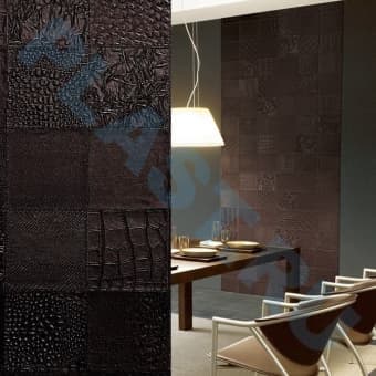 Декоративная панель SIBU Leather Line Collage Mocca (с клеевым слоем)