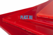Лист Полиуретан PLASTENG PU 30х500х500 Красный Артикул: 11030012
