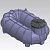 Емкость для наземного и подземного хранения жидкостей U4500 K590 (крышка К СОМ, подземный)