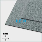 Лист АБС PLASTSTONE 4х1000х2000мм (8,48 кг) Серый Кожа крупная (Z6)