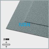 Лист АБС PLASTSTONE 2х1000х2000мм (4,24 кг) Серый Кожа крупная (Z6)