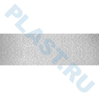 Декоративная панель SIBU Leather Line Imperial White Silver (с клеевым слоем)