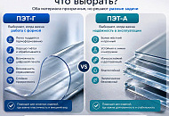 ПЭТ-А или ПЭТ-Г — что выбрать? ПЭТ-А или ПЭТ-Г — что выбрать?