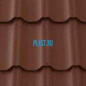 Лист 0,5 мм 705*1190 Ruukki Finnera GreenCoat PURAL MATT BT RR 750 - терракот