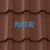 Лист 0,5 мм 705*1190 Ruukki Finnera GreenCoat PURAL MATT BT RR 750 - терракот