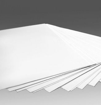 Лист ПВХ 0,6x3000x1500 Белый с пленкой