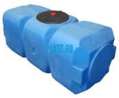 Танк 800 л горизонт.с фланцем и крышкой с клапанами, со сливом (Т800ГФК2З)