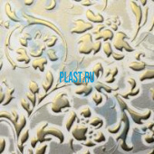 Декоративная панель SIBU Leather Line Floral White Gold (с клеевым слоем)
