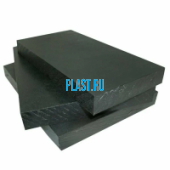Лист Полиамид графитонаполненный PLASTENG ПА-6 экструзионно-литой 30х1000х1000мм Черный