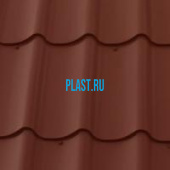 Лист 0,5 мм 2200*1180 Металлочерепица М28 (Zn 275) GreenCoat PURAL глянцевый BT RR 29 - красный