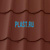 Лист 0,5 мм 2200*1180 Металлочерепица М28 (Zn 275) GreenCoat PURAL глянцевый BT RR 29 - красный